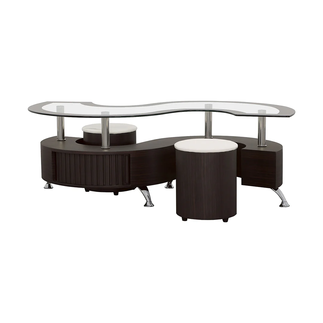Eclipse Cocktail Table with Stools - Image 3