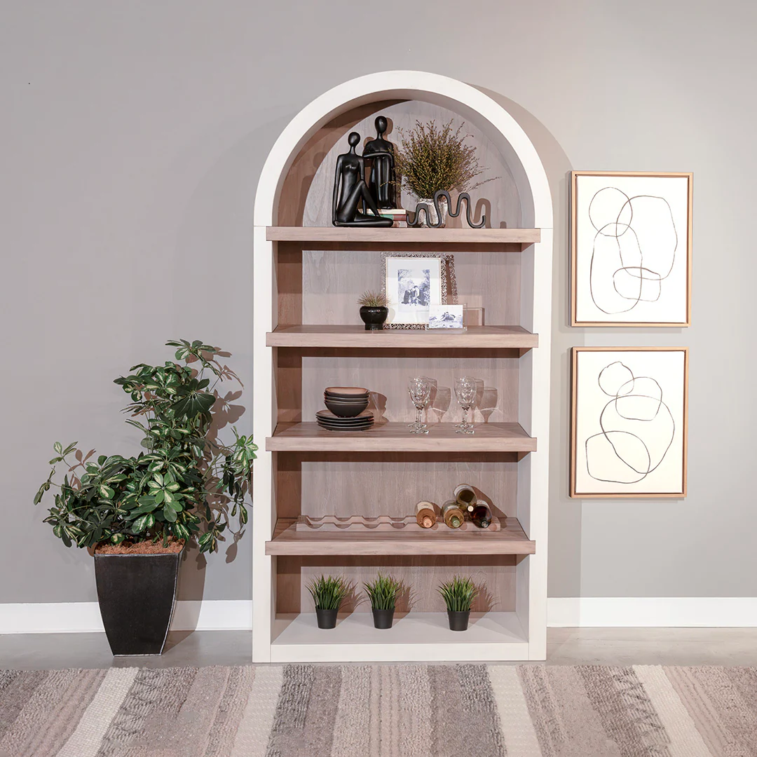 Logan Arched Bookcase - Image 9