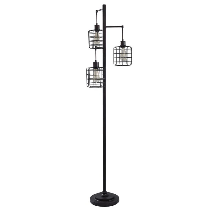 Madison Bronze Cage Chade Floor Lamp - Image 10