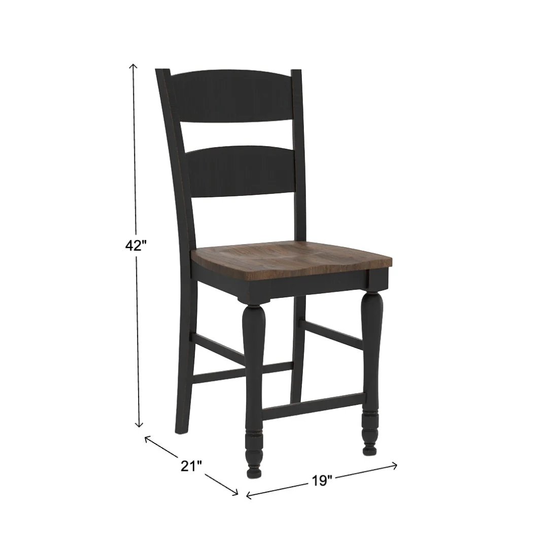 Madison County Stool - Black - Image 9
