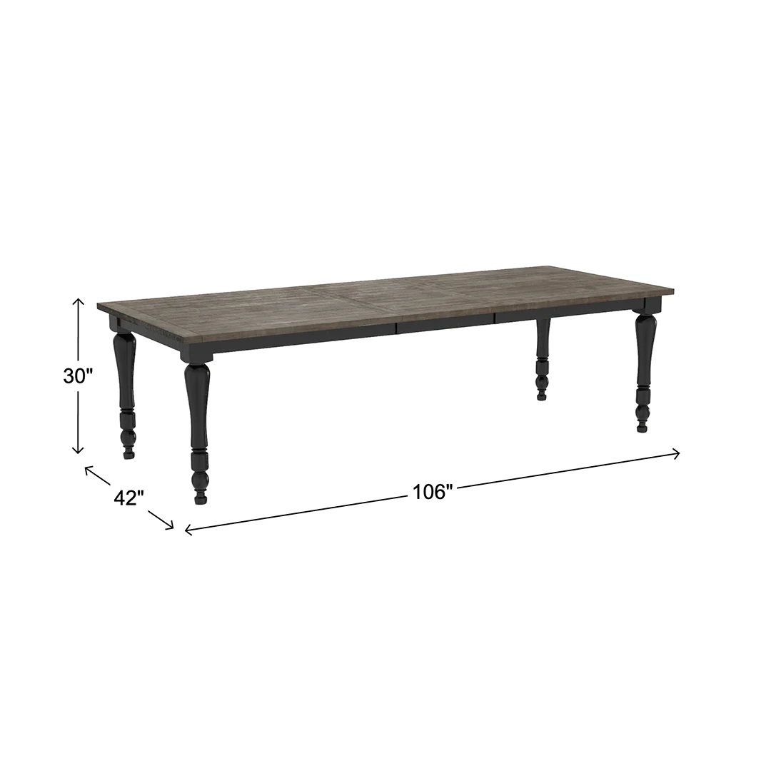 Madison County Table - Black - Image 9