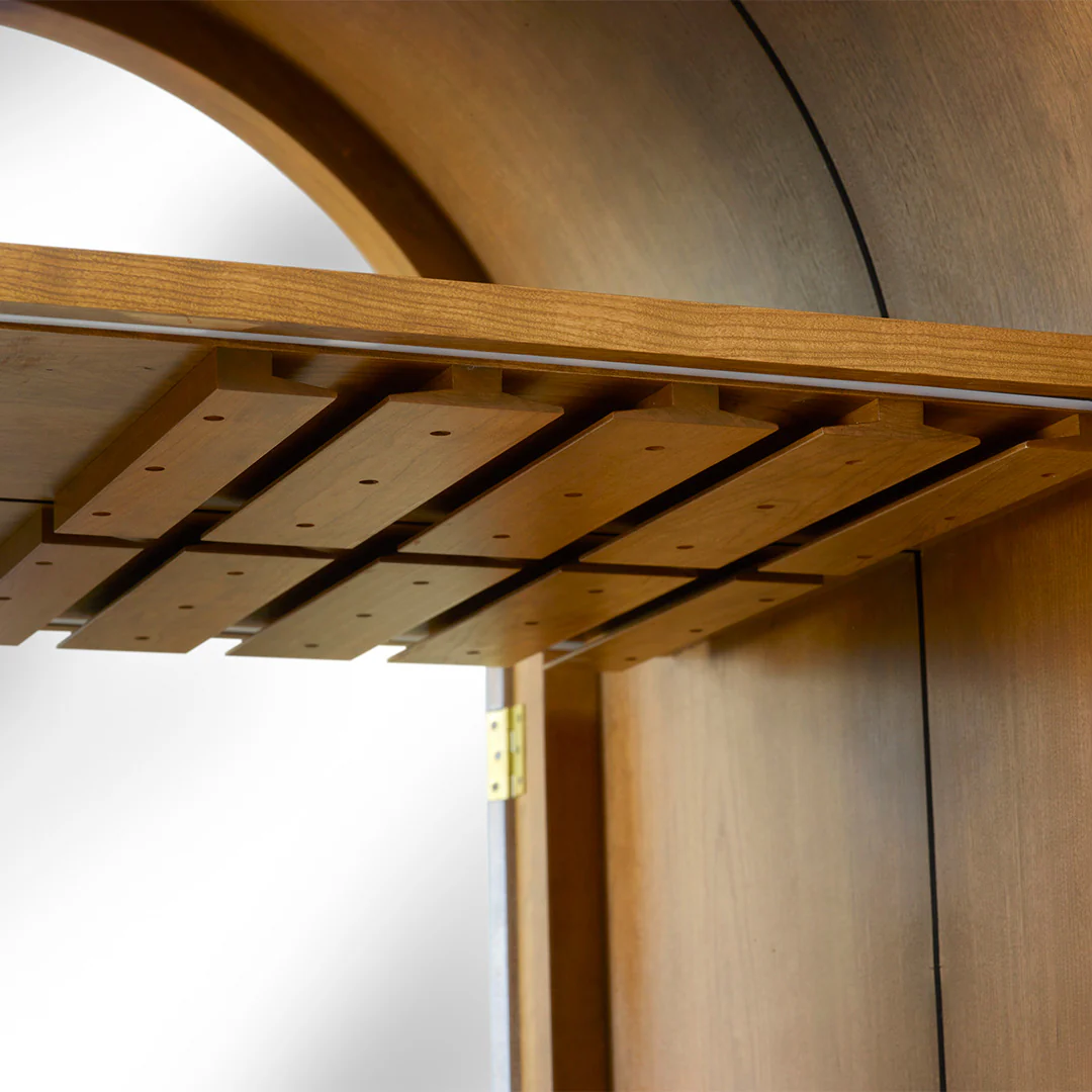 Martine Arched Bar Cabinet - Image 6