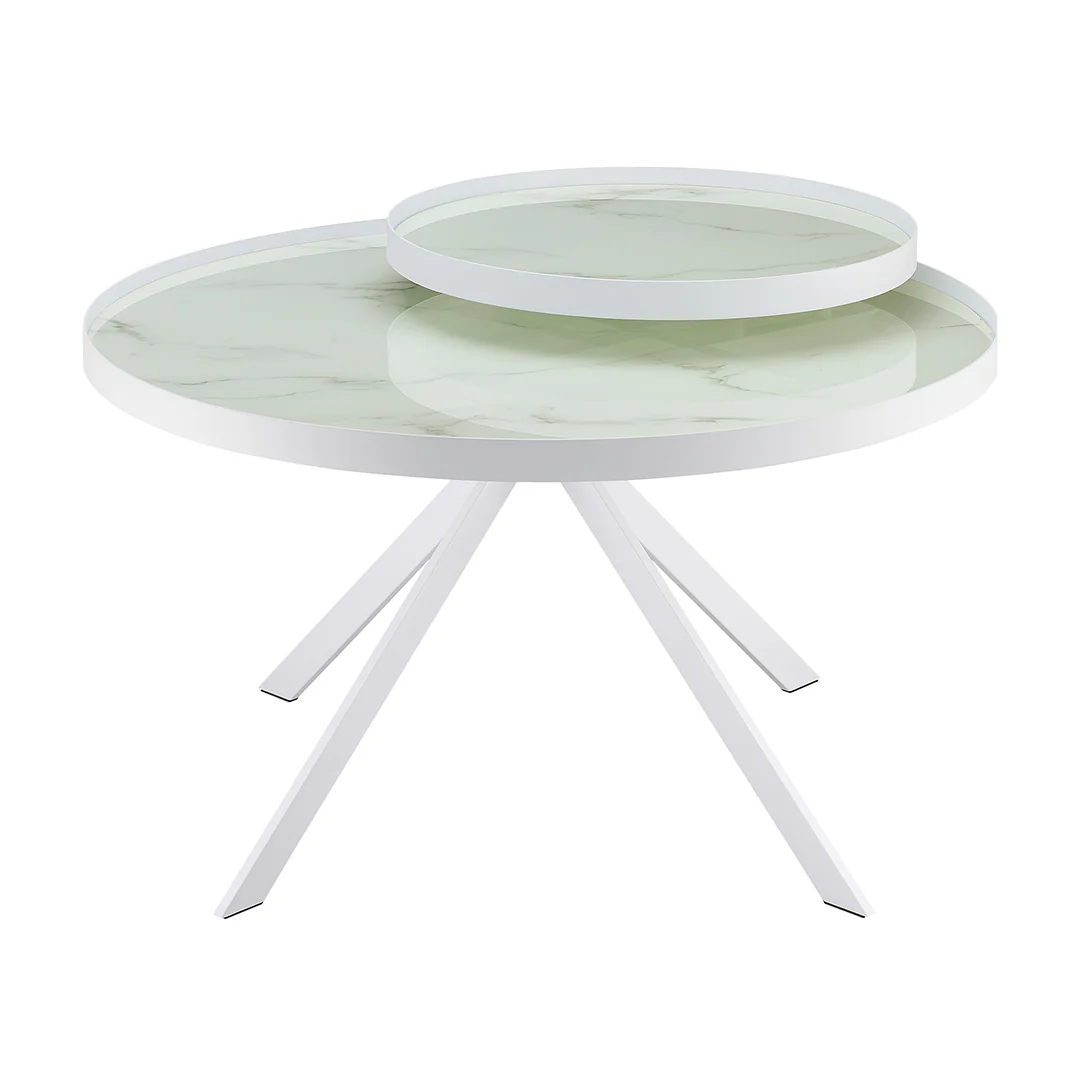 Monaco Cocktail Table - White - Image 4