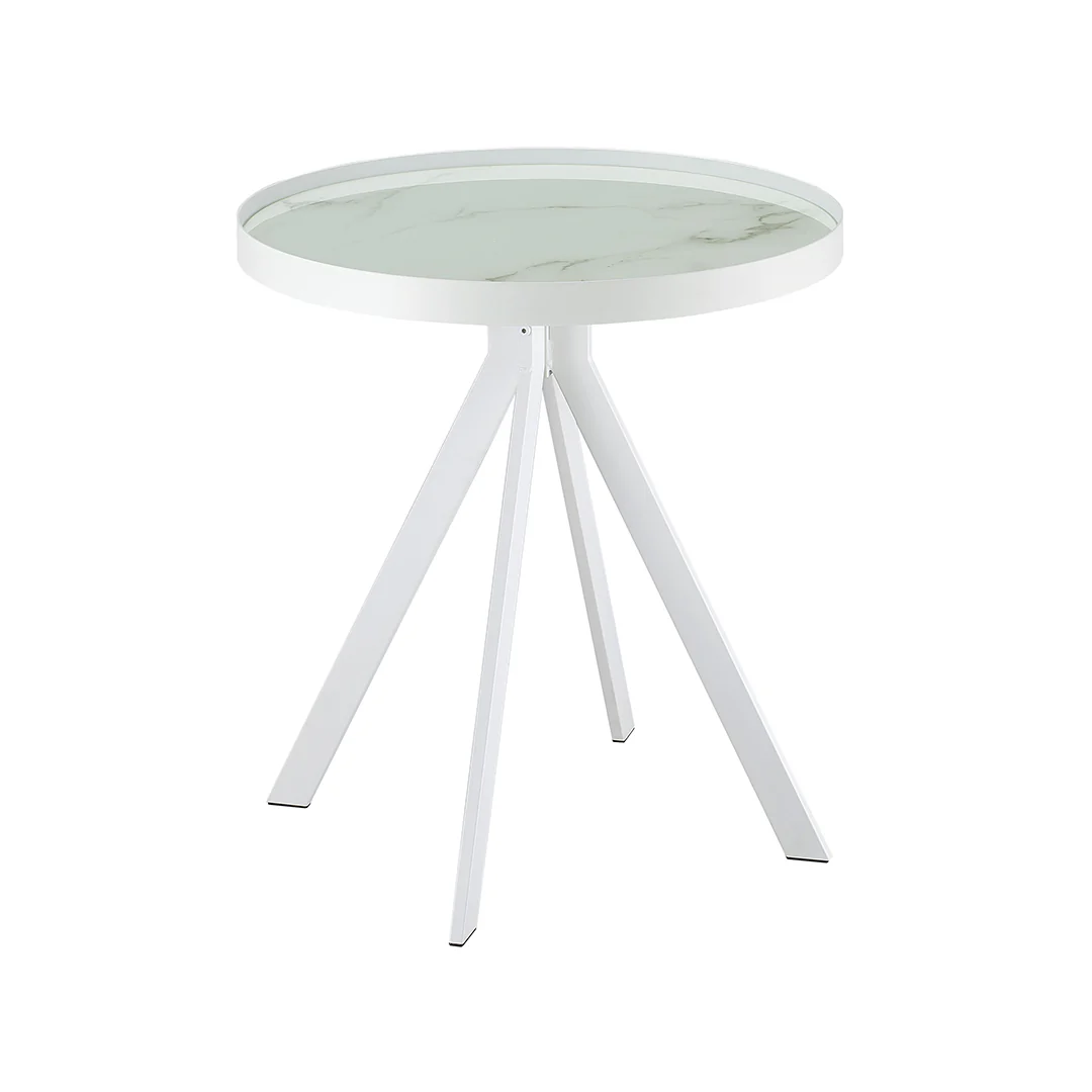 Monaco End Table - White