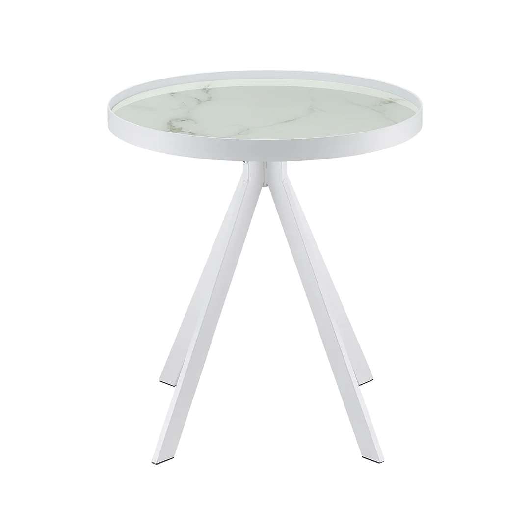Monaco End Table - White - Image 3