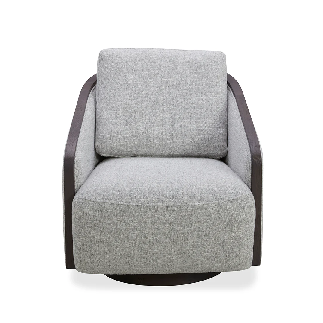 Natalie Swivel Accent Chair - Image 3