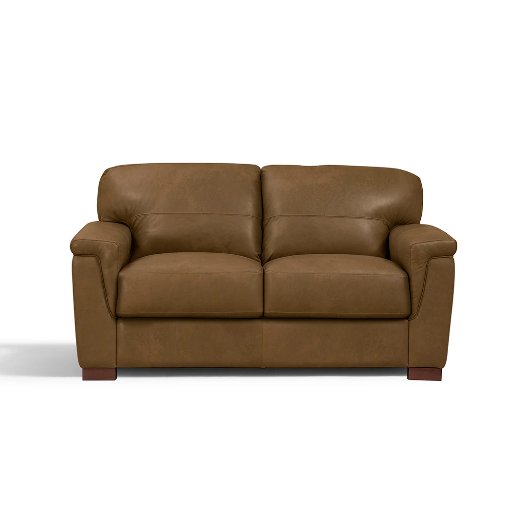 Olympia Leather Loveseat - Image 3