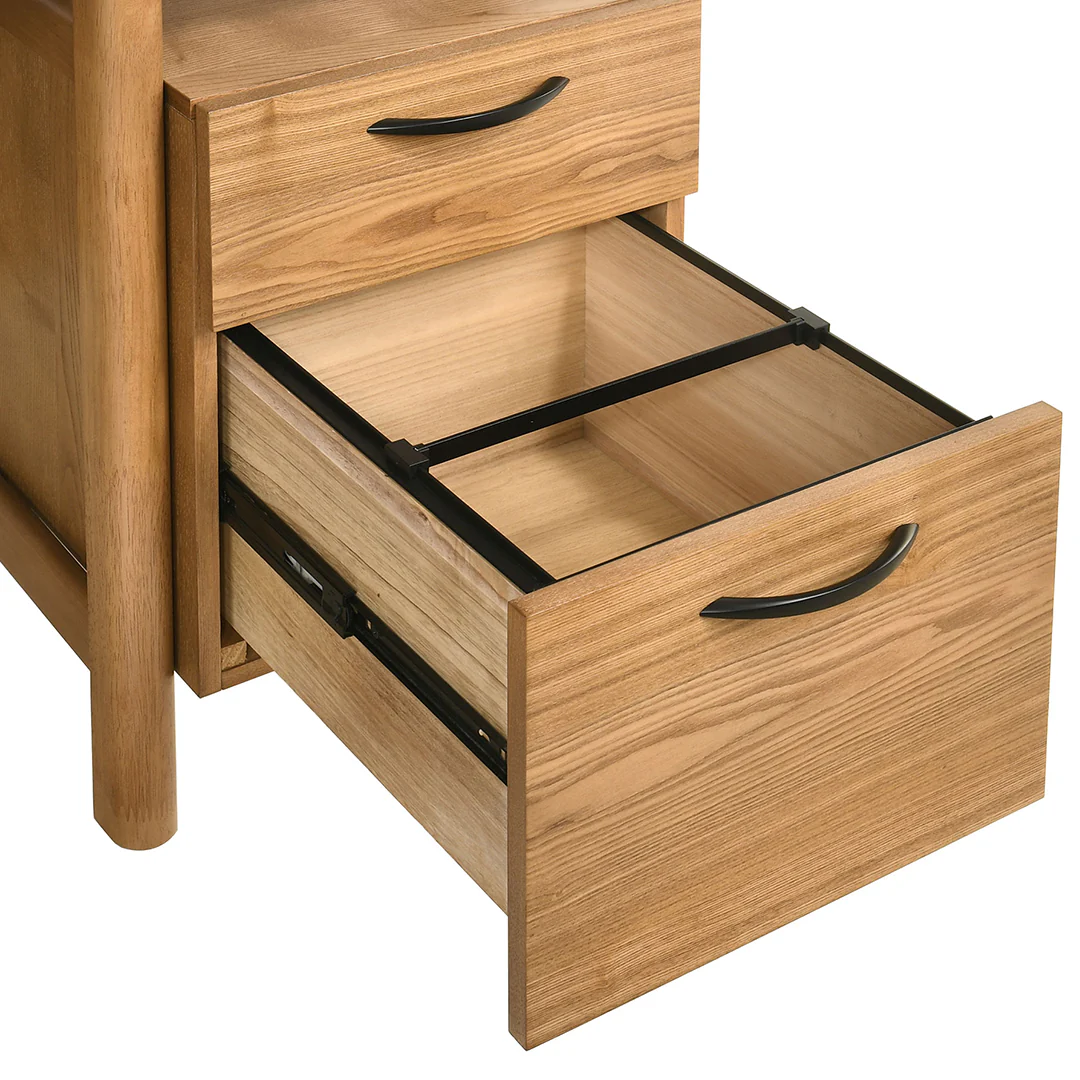 Roldan Computer Desk with Filing Drawers - Image 8