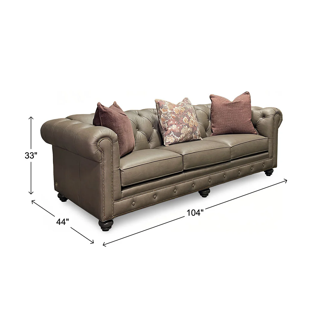 Smith Leather Sofa - Image 14