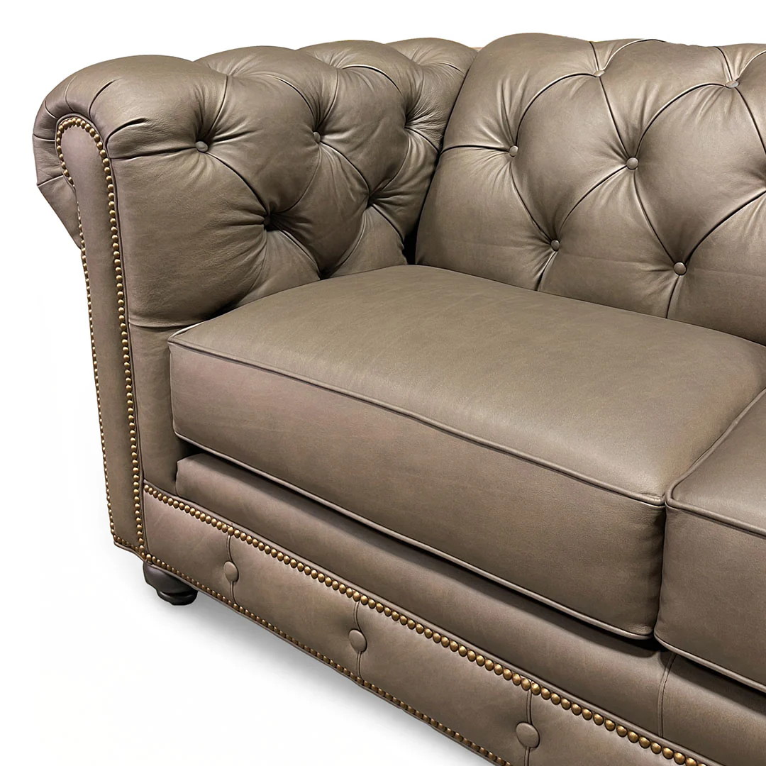 Smith Leather Sofa - Image 8