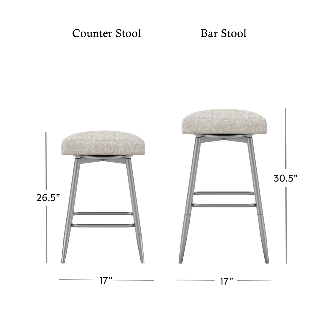 Square Bar Stool - Beige - Image 23