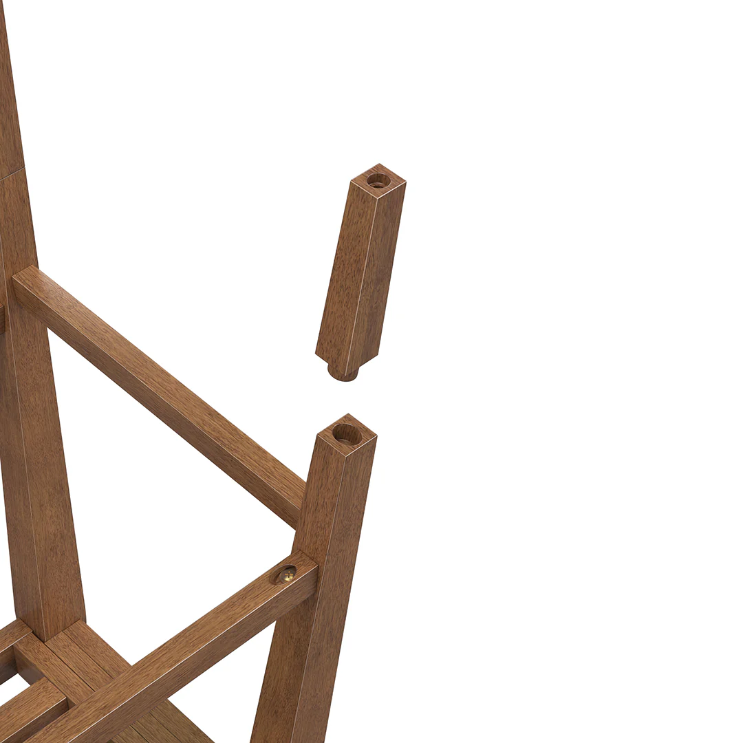 Square Bar Stool - Black - Image 5