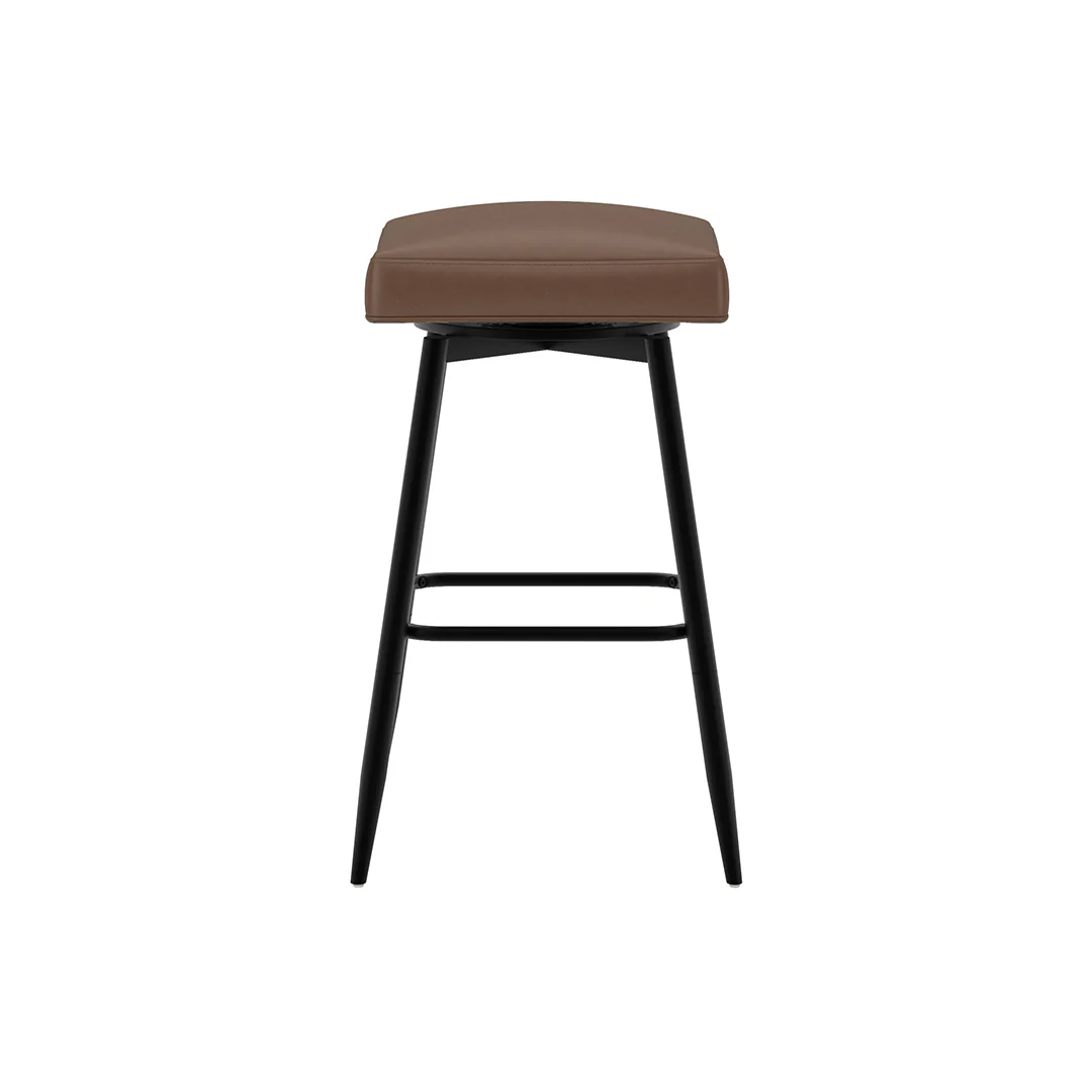 Square Bar Stool - Brown - Image 12