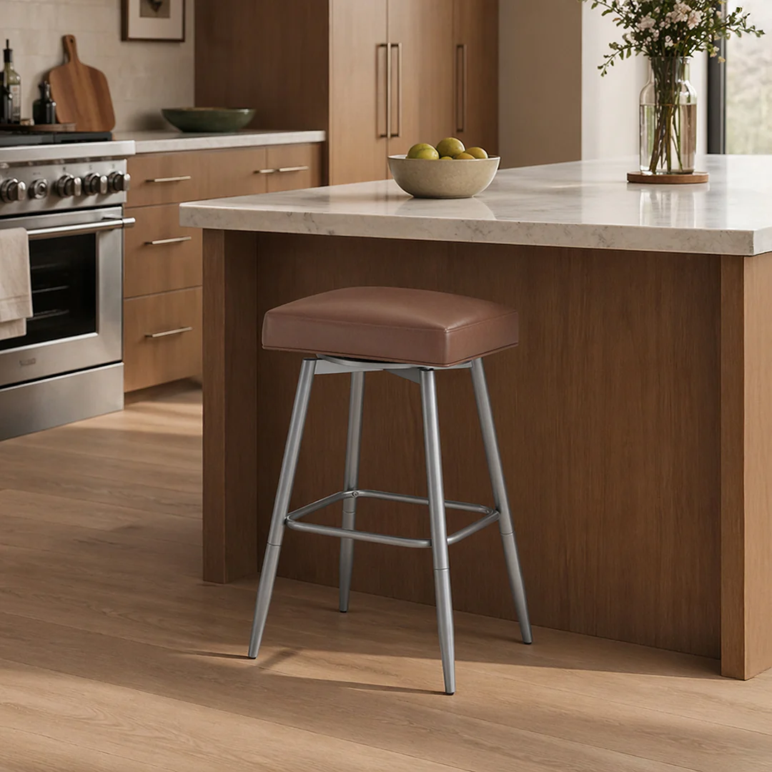 Square Bar Stool - Brown - Image 20