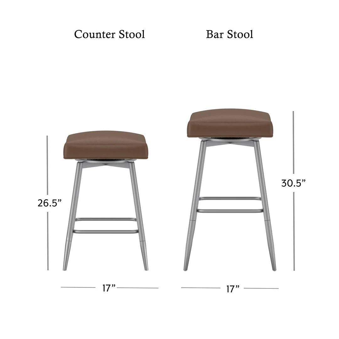 Square Bar Stool - Brown - Image 27
