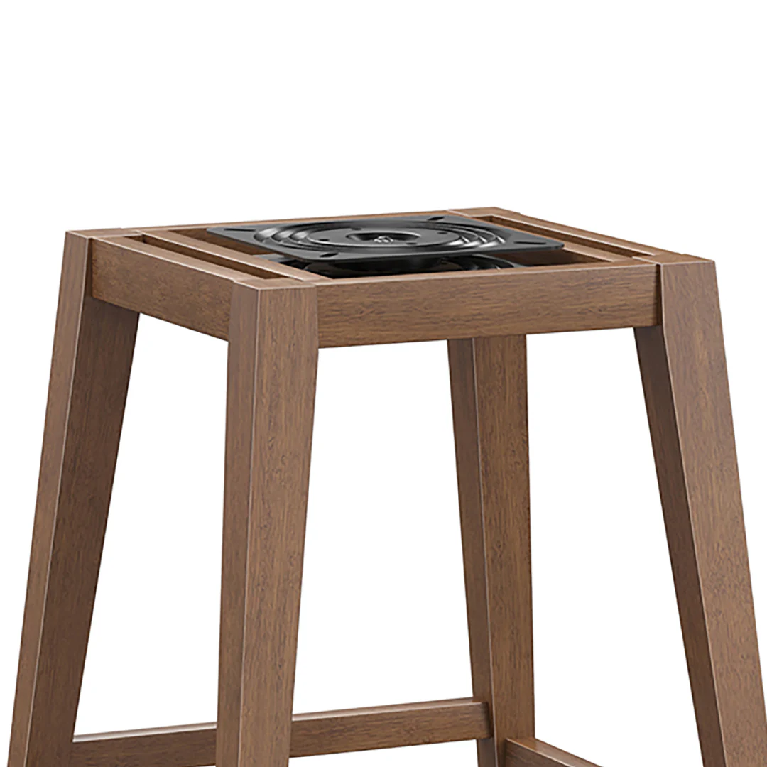 Square Bar Stool - Brown - Image 3
