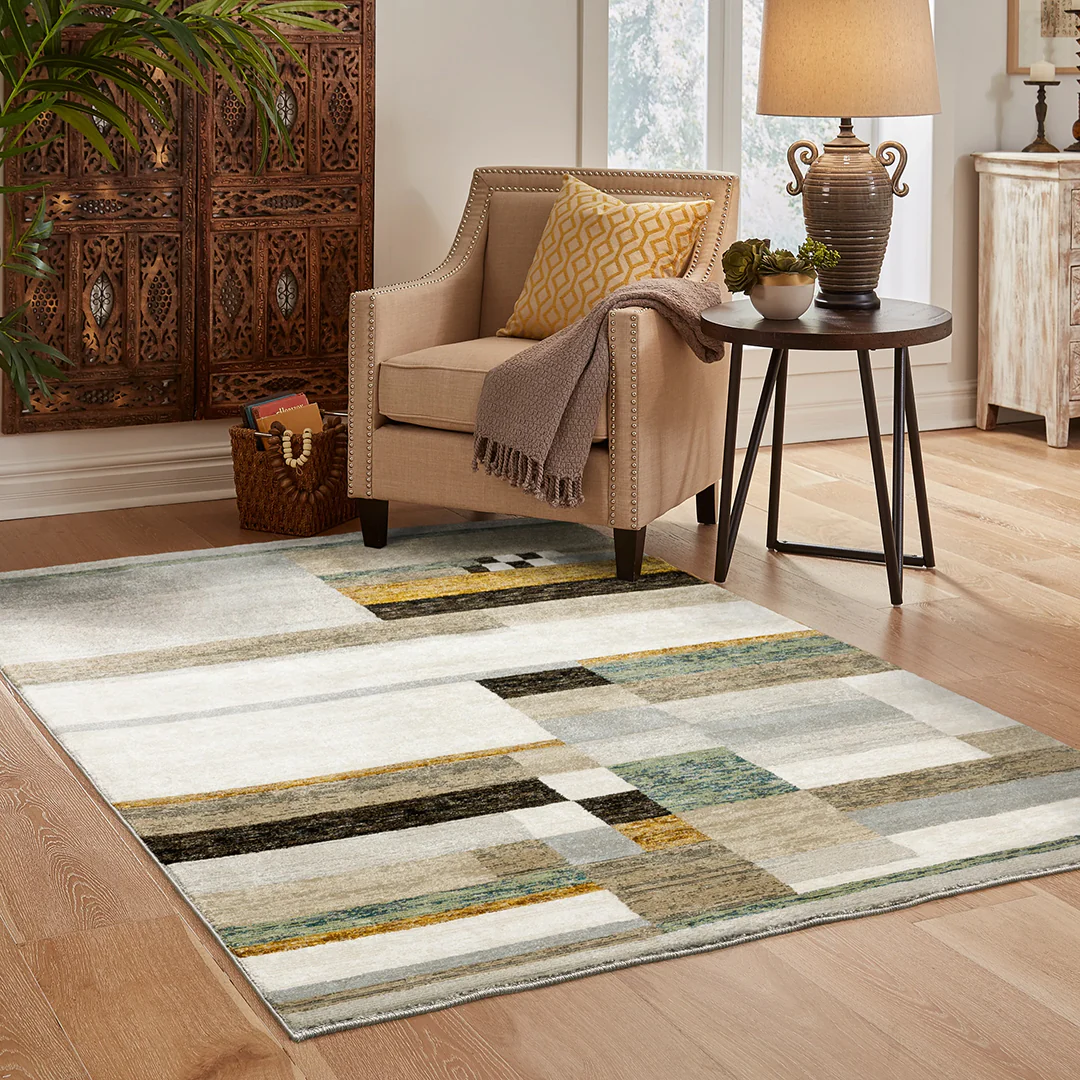 Strada Beige Rug - Image 2