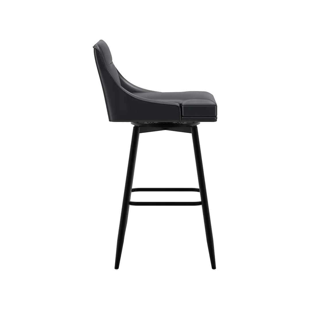 Tapered Bar Stool - Black - Image 13