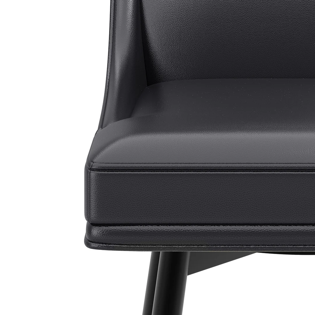 Tapered Bar Stool - Black - Image 16