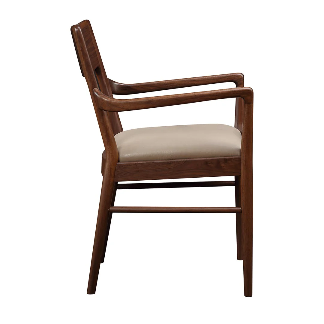 Walnut Grove Arm Chair - Leather - Image 4