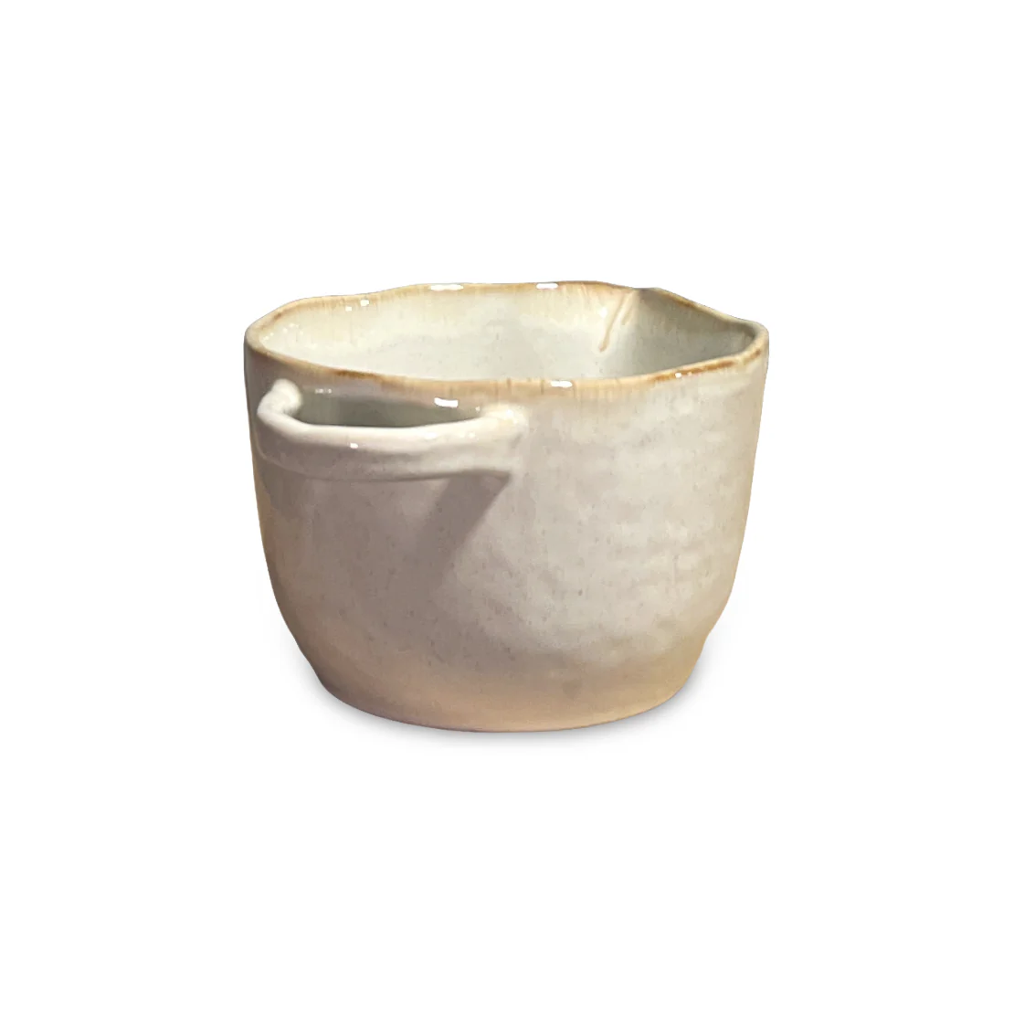White Ceramic Mixing Bowl - Image 4