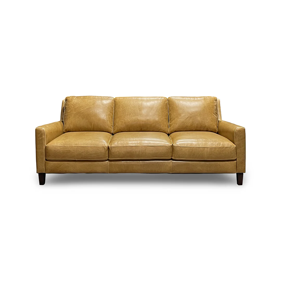 York Leather Sofa - Image 3