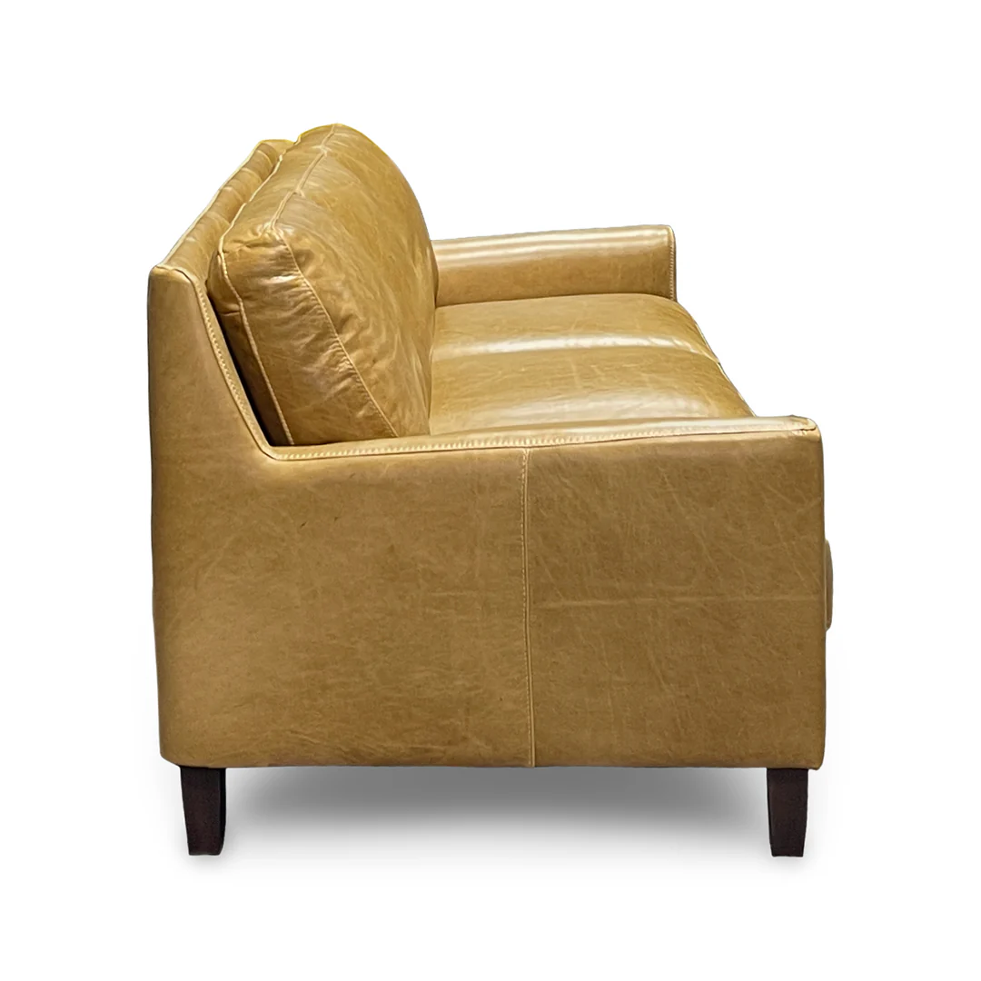 York Leather Sofa - Image 4